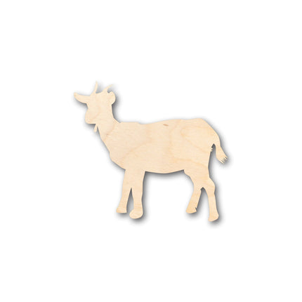 Unfinished Wood Billy Goat Farm Animal Shape - Craft - up to 46" DIY