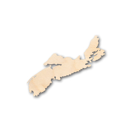 Unfinished Wood Nova Scotia Shape - Craft - up to 46" DIY