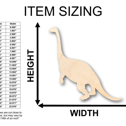 Unfinished Wood Plant Eating Dinosaur Shape - Craft - up to 46" DIY