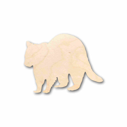 Unfinished Wood Raccoon Silhouette - Craft- up to 46" DIY