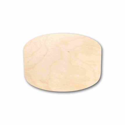 Unfinished Wood Single Hockey Puck Silhouette - Craft- up to 46" DIY