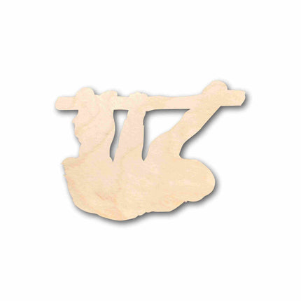 Unfinished Wood Sloth Silhouette - Craft- up to 46" DIY