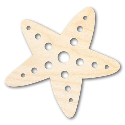 Unfinished Wood Starfish Shape | Beach Craft Cutout | up to 46" DIY