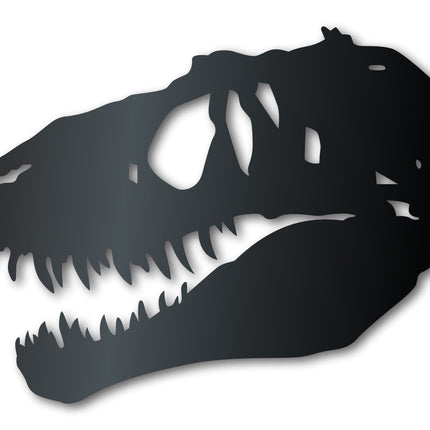 Metal T-Rex Dinosaur Skull Wall Art - 20 Color Options