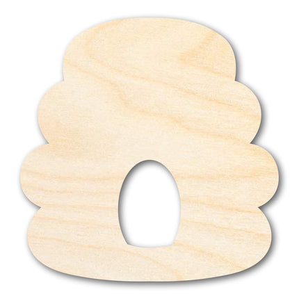 Unfinished Wood Beehive Shape - Craft - up to 46"