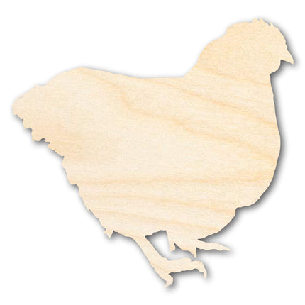 Unfinished Wood Chicken Shape - Craft - up to 46"