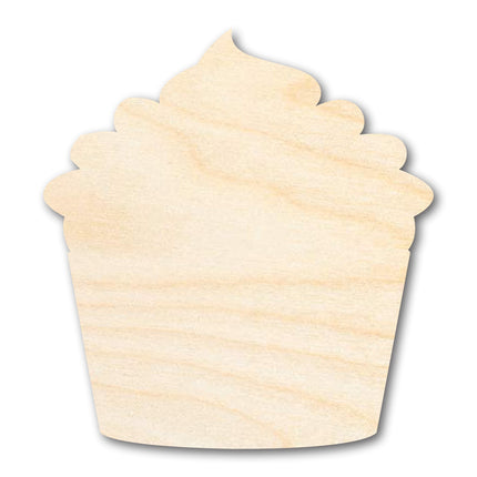 Unfinished Wood Cupcake Shape - Craft - up to 46"