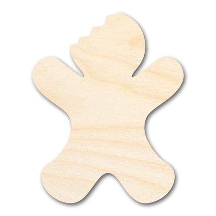 Unfinished Wood Gingerbread Bite Shape - Craft - up to 46"