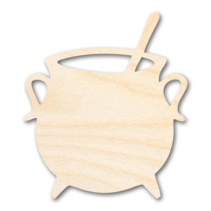 Unfinished Wood Cauldron Brew Shape - Craft - up to 46"
