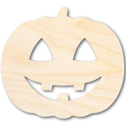 Unfinished Wood Happy Pumpkin Shape - Craft - up to 46"