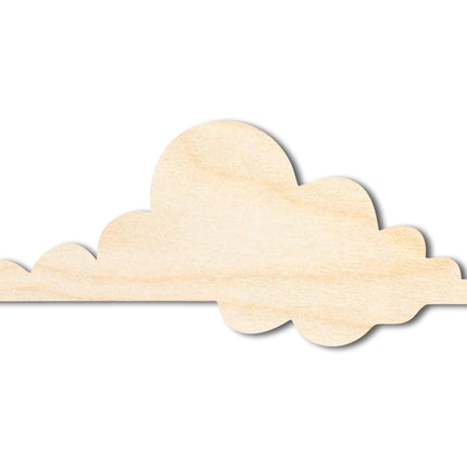 Unfinished Wood Large Cloud Shape - Craft - up to 46"