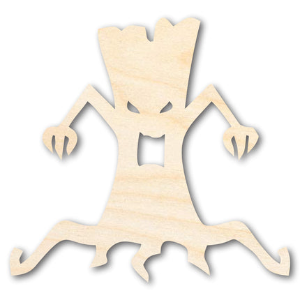 Unfinished Wood Scary Tree Shape - Craft - up to 46"