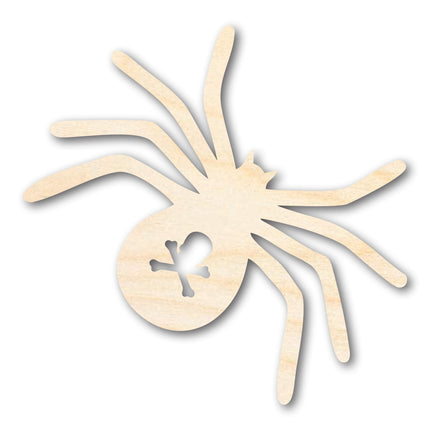 Unfinished Wood Spider Shape - Craft - up to 46"