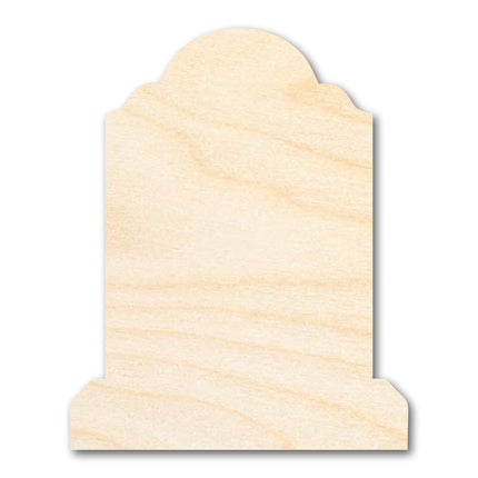 Unfinished Wood Tombstone Shape - Craft - up to 46"