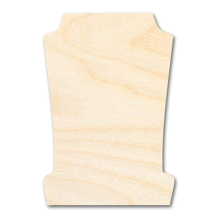 Unfinished Wood Tombstone Shape - Craft - up to 46"
