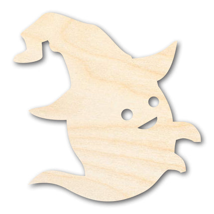 Unfinished Wood Wizard Ghost Shape - Craft - up to 46"