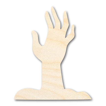 Unfinished Wood Zombie Hand Shape - Craft - up to 46"
