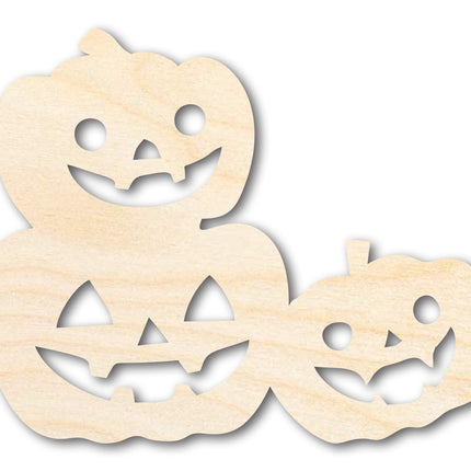 Unfinished Wood Pumpkin Stack Shape - Craft - up to 46"