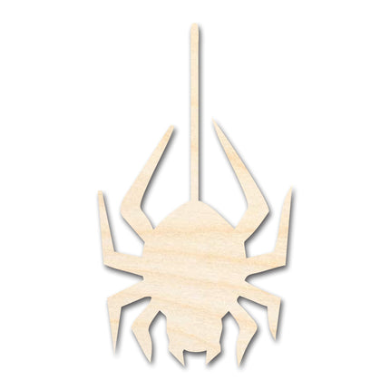 Unfinished Wood Hanging Spider Shape - Craft - up to 46"