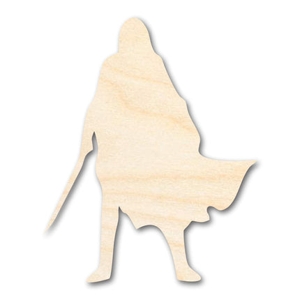 Unfinished Wood Cloak and Dagger Shape - Craft - up to 46"
