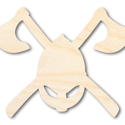 Copy of Unfinished Wood Axes and Helmet Shape - Craft - up to 46"