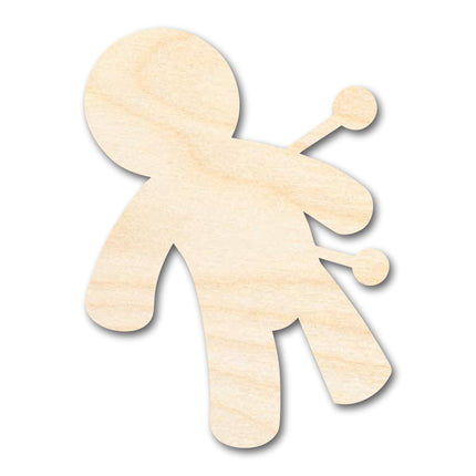 Unfinished Wood Voodoo Doll Shape - Craft - up to 46"