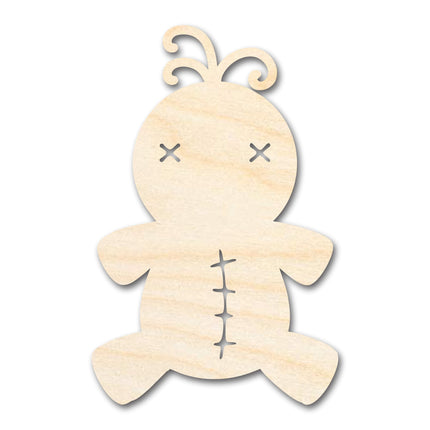 Unfinished Wood Voodoo Doll Shape - Craft - up to 46"