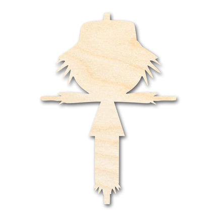 Unfinished Wood Scarecrow Shape - Craft - up to 46"