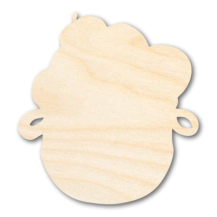 Unfinished Wood Bushel of Apples Shape - Craft - up to 46"