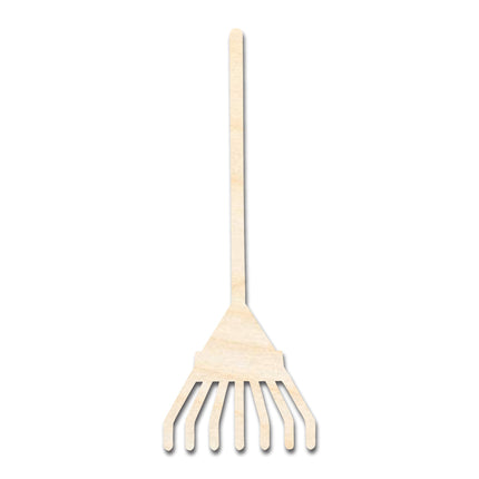 Unfinished Wood Rake Shape - Craft - up to 46"
