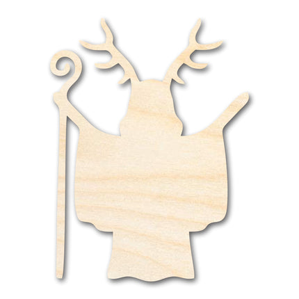 Unfinished Wood Shaman Shape - Craft - up to 46"