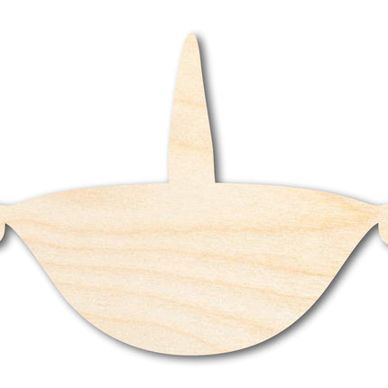 Unfinished Wood Diya Shape | Diwali | Craft Cutout | up to 46" DIY