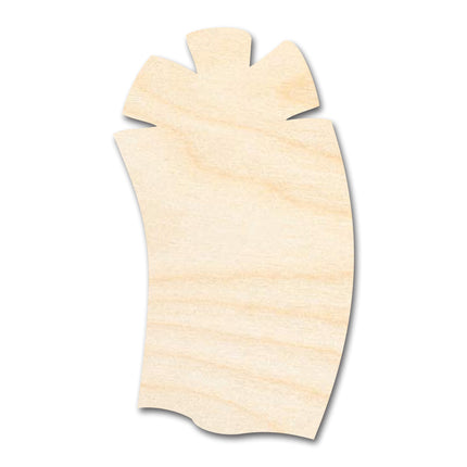 Unfinished Wood Crafty Present Shape | Craft Cutout | up to 46" DIY