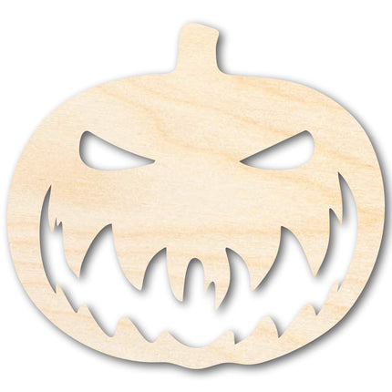 Unfinished Scary Pumpkin Shape | Craft Cutout | up to 46" DIY