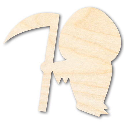 Unfinished Wood Grim Reaper Shape | Craft Cutout | up to 46" DIY