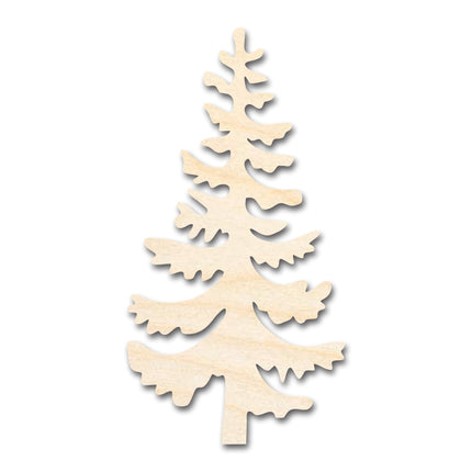Unfinished Wood Pine Tree Shape - Craft - up to 46"
