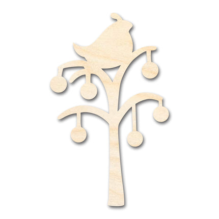 Unfinished Wood Partridge in a Pear Shape - Craft - up to 46"