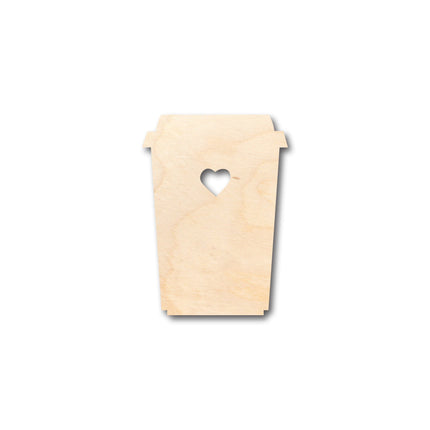 Unfinished Wood Latte Shape - Craft - up to 46" DIY