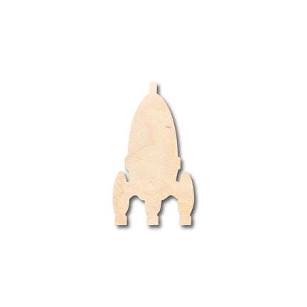 Unfinished Wood Rocket Shape - Craft - up to 46" DIY