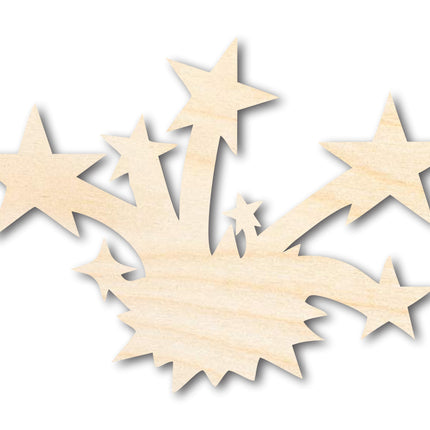 Unfinished Wood Fireworks Shape - Craft - up to 46"
