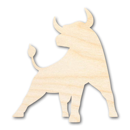 Unfinished Wood Taurus Bull Shape - Zodiac Craft - up to 46"