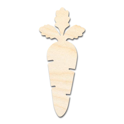 Unfinished Wood Carrot Shape - Garden Vegetable Craft - up to 46" DIY