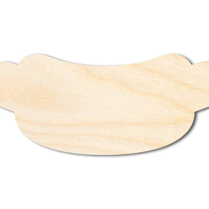 Unfinished Wood Hot Dog Shape | Craft Cutout | up to 46" DIY