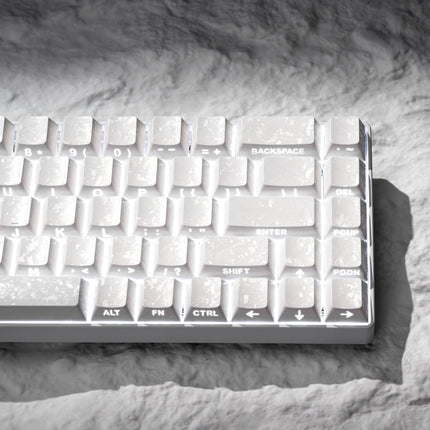 XVX Forged Carbon-Look Cherry Profile Side-Printed PC Keycap Set