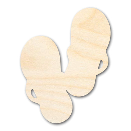 Unfinished Wood Flip Flops Silhouette | DIY Summer Beach Craft Cutout | up to 46" DIY