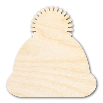 Unfinished Wood Winter Hat Silhouette | DIY Winter Craft Cutout | up to 46" DIY