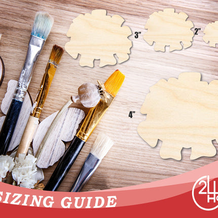 Unfinished Wood Marigold Flower Shape | DIY Day of the Dead Craft Cutout | up to 46" DIY