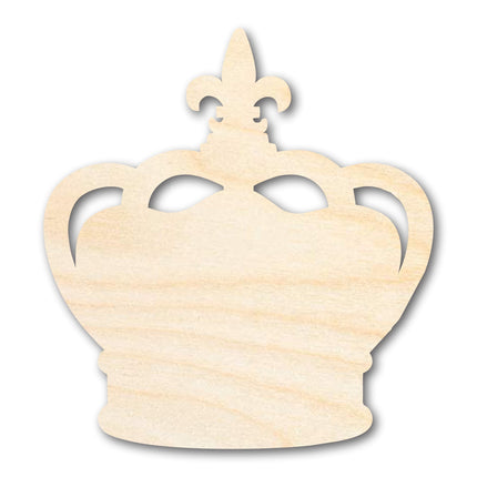 Unfinished Wood King Crown Shape | Mardi Gras | DIY Craft Cutout | up to 46" DIY
