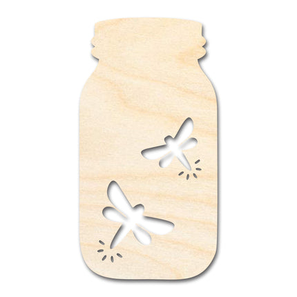 Unfinished Firefly Jar Shape | DIY Craft Cutout | up to 46" DIY