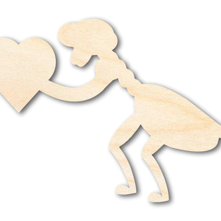 Unfinished Praying Mantis Heart Shape | DIY Craft Cutout | up to 46" DIY